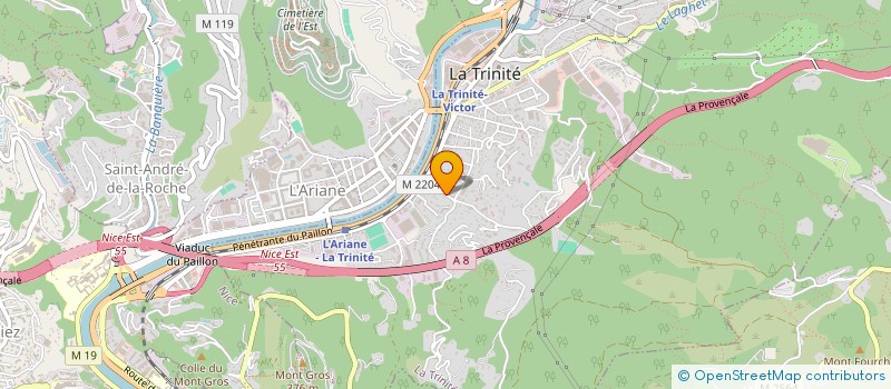 localisation de l'entreprise NOTE DE COEUR à LA TRINITE
