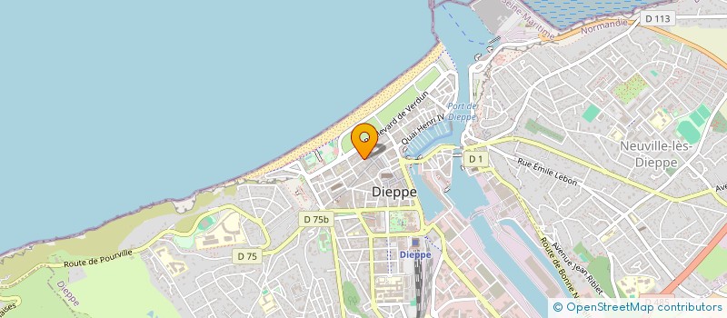 localisation de l'entreprise NOTE DE PASSAGE à DIEPPE