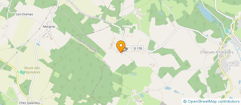 localisation de l'entreprise NOTE ZIK à CHERVES-CHATELARS