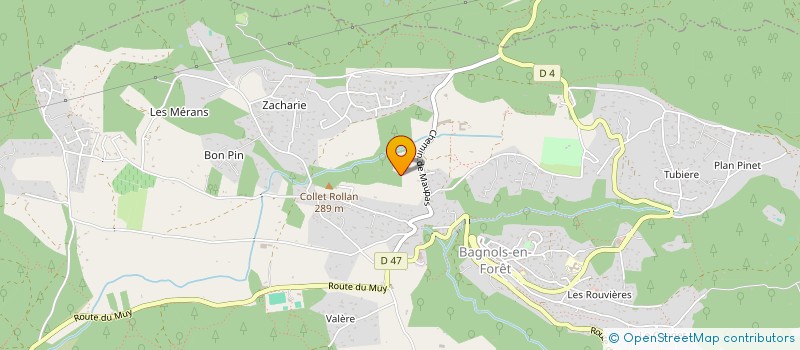 localisation de l'entreprise NOTEA  BAGNOLS-EN-FORET