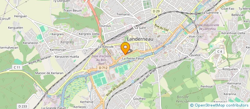 localisation de l'entreprise NOTELORN  LANDERNEAU