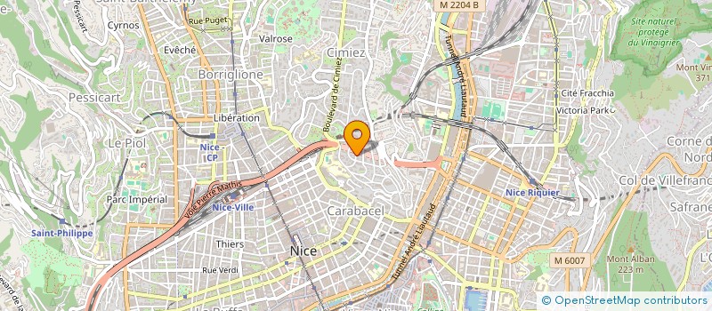 localisation de l'entreprise NOTES DE VOYAGES à NICE