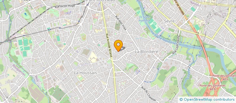 localisation de l'entreprise NOTES ET NUAGES à REZE