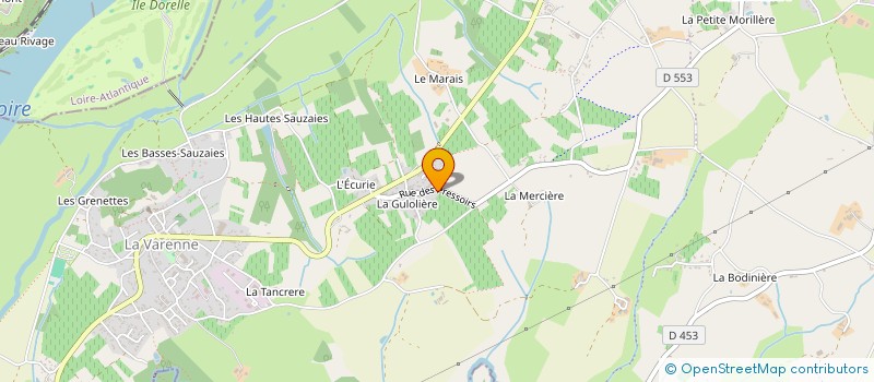 localisation de l'entreprise NOTES TO STRANGER  OREE D'ANJOU