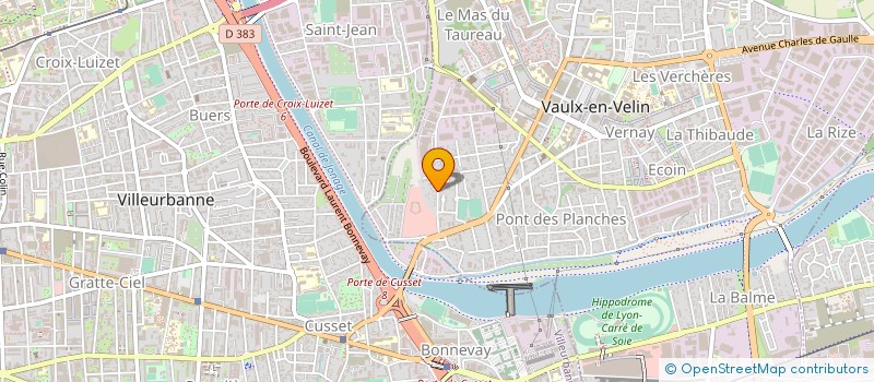 localisation de l'entreprise NOTHAM DISTRIBUTION à VAULX-EN-VELIN