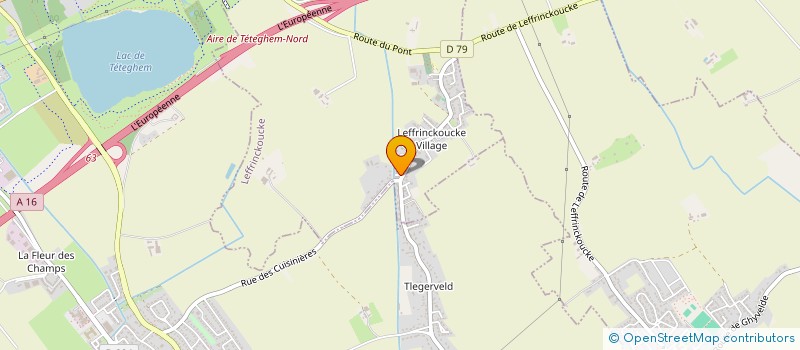localisation de l'entreprise NOTHE  LEFFRINCKOUCKE