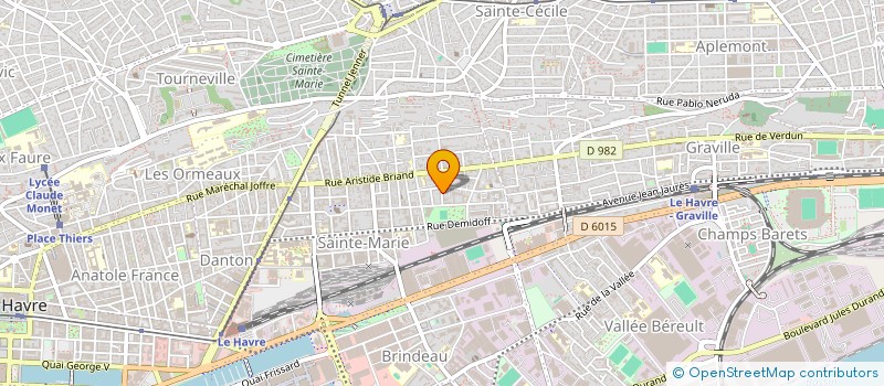 localisation de l'entreprise NOTHIAS FRANC  LE HAVRE