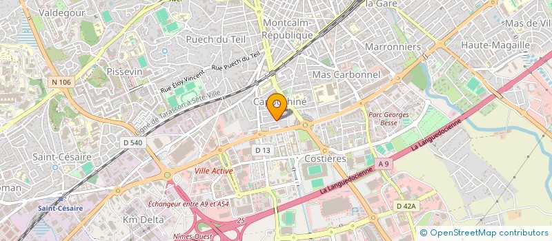 localisation de l'entreprise NOTHING AND BEYOND  NIMES