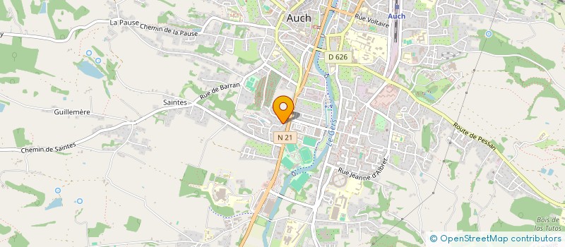 localisation de l'entreprise NOTHING STOP  AUCH