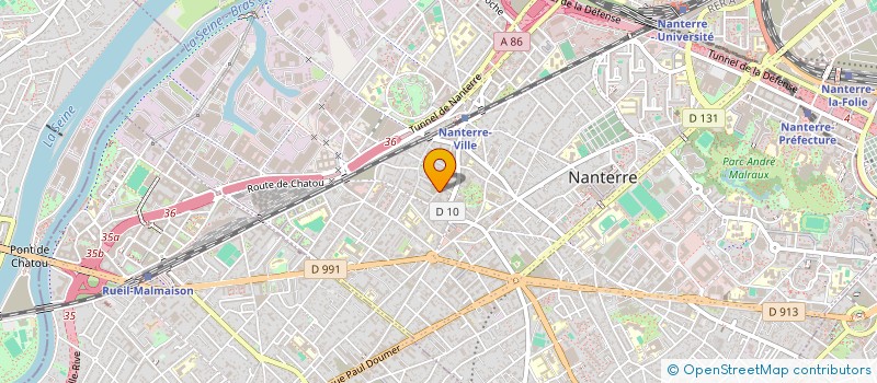 localisation de l'entreprise NOTHO  NANTERRE