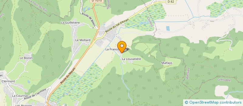 localisation de l'entreprise NOTI à CHIRENS