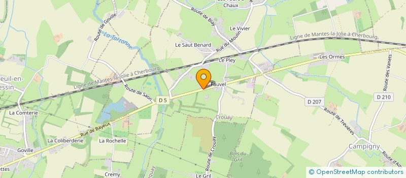 localisation de l'entreprise NOTI  CROUAY