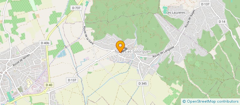 localisation de l'entreprise NOTIAL GROUP  NAGES-ET-SOLORGUES