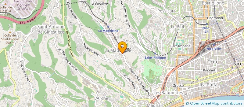 localisation de l'entreprise NOTICE à NICE