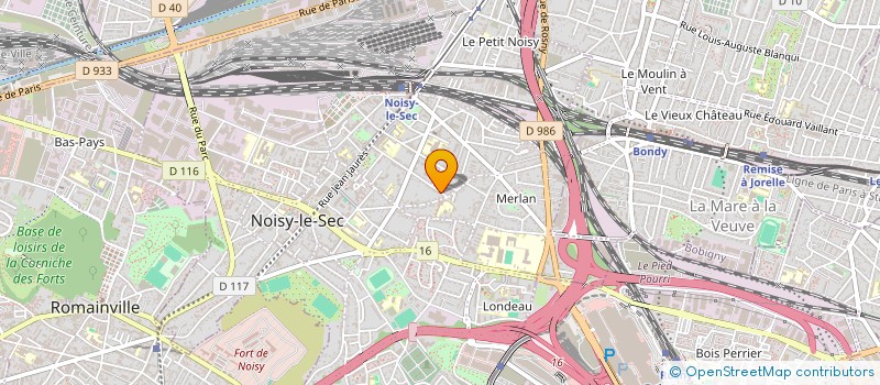 localisation de l'entreprise NOTILUS à NOISY-LE-SEC