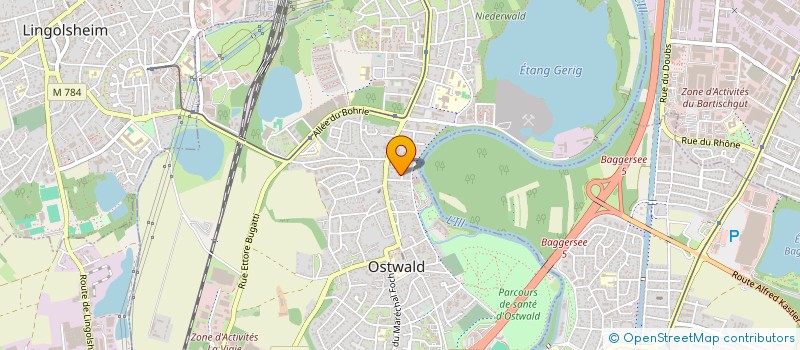 localisation de l'entreprise NOTIMO  OSTWALD