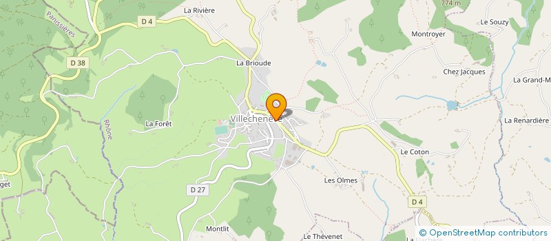 localisation de l'entreprise NOTIN CAROLE  MONTROTTIER