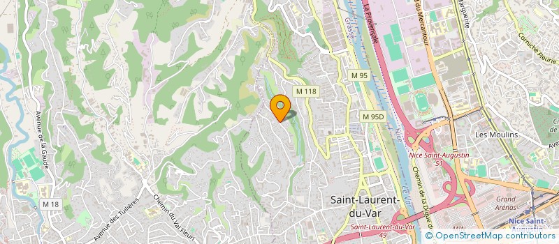 localisation de l'entreprise NOTINELEY à SAINT-LAURENT-DU-VAR