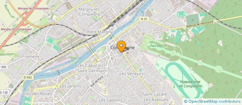 localisation de l'entreprise NOTION DE PROGRES à COMPIEGNE