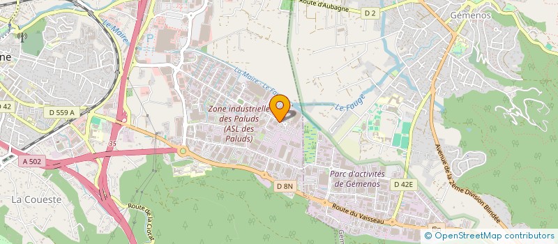 localisation de l'entreprise NOTIS à AUBAGNE