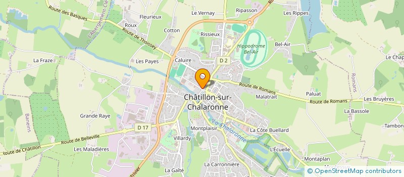 localisation de l'entreprise NOTLEX à CHATILLON-SUR-CHALARONNE