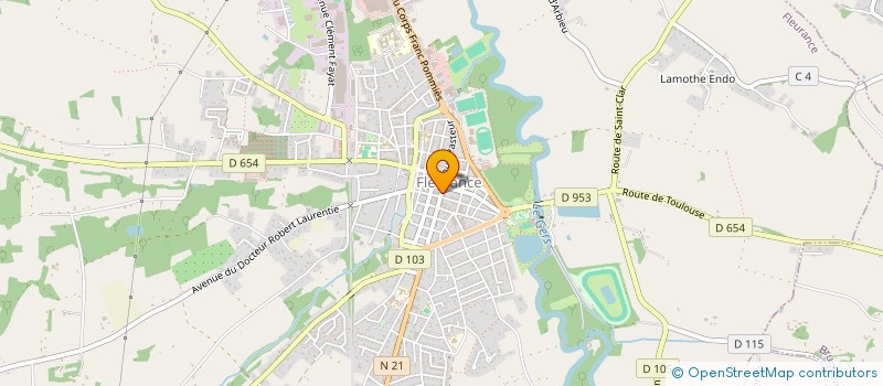 localisation de l'entreprise NOTLINE  FLEURANCE