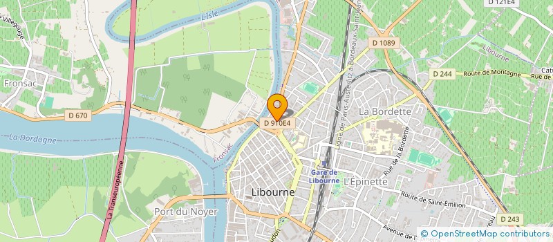 localisation de l'entreprise NOTMOS NOTAIRES ASSOCIES à LIBOURNE