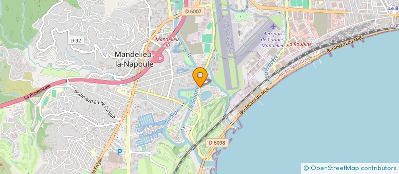 localisation de l'entreprise NOTO à MANDELIEU-LA-NAPOULE