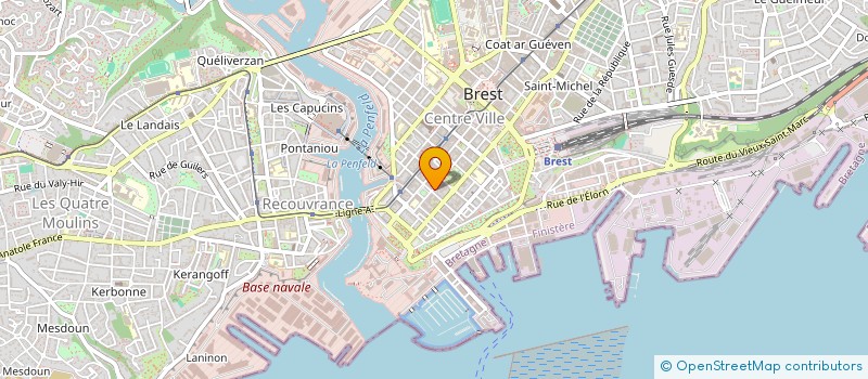 localisation de l'entreprise NOTOG à BREST