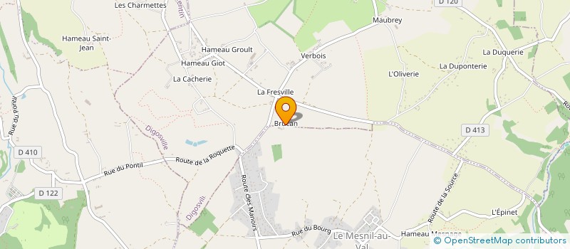 localisation de l'entreprise NOTOM  DIGOSVILLE