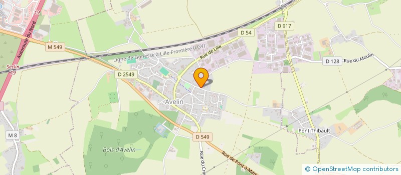 localisation de l'entreprise NOTONO ZEUS CREATIVE AGENCY  ENNEVELIN