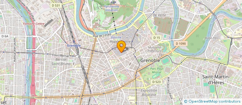 localisation de l'entreprise NOTOOL'8 à GRENOBLE