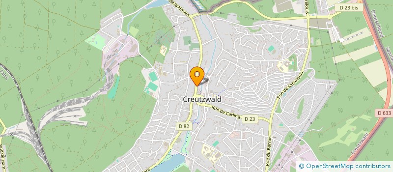 localisation de l'entreprise NOTORIUS BARBER  CREUTZWALD