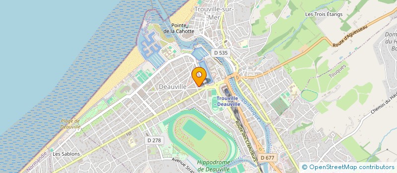 localisation de l'entreprise NOTRE APARTE à DEAUVILLE