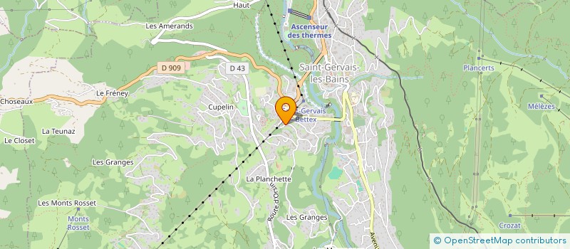 localisation de l'entreprise NOTRE CONNIVENCE  SAINT-GERVAIS-LES-BAINS