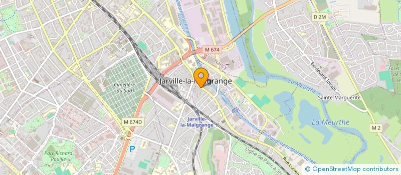 localisation de l'entreprise NOTRE CULTURE, NOTRE PATRIMOINE à JARVILLE-LA-MALGRANGE