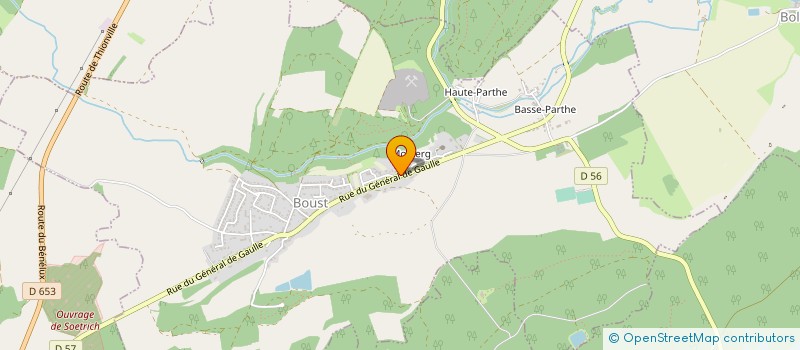 localisation de l'entreprise NOTRE DAME  BOUST