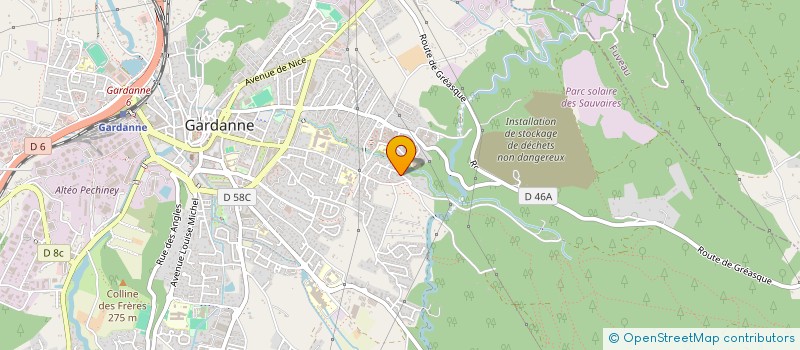 localisation de l'entreprise NOTRE DAME à GARDANNE