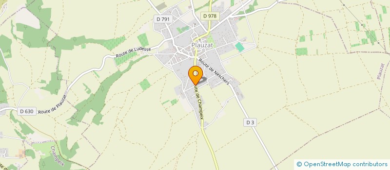 localisation de l'entreprise NOTRE DAME  PLAUZAT