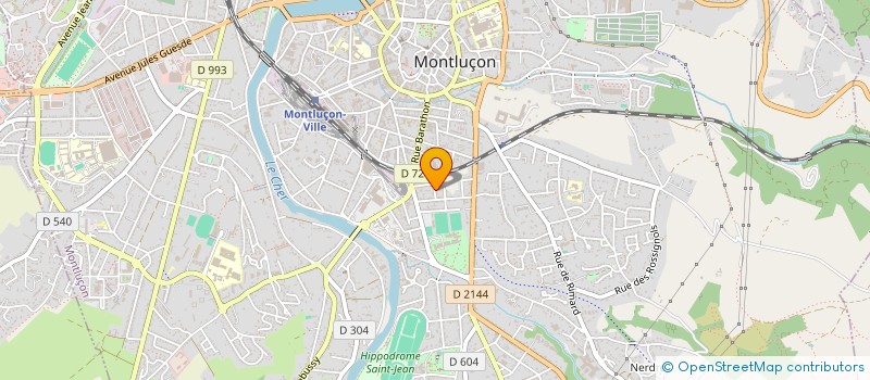 localisation de l'entreprise NOTRE DAME à MONTLUCON