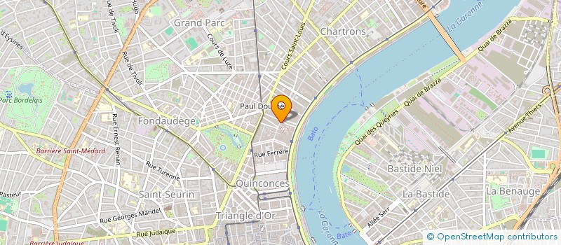 localisation de l'entreprise NOTRE DAME  BORDEAUX