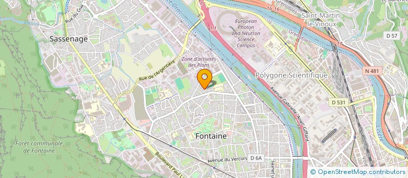 localisation de l'entreprise NOTRE DAME  FONTAINE