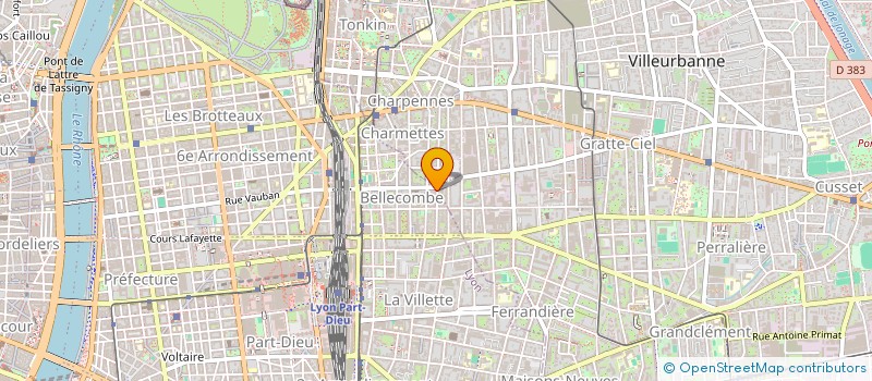 localisation de l'entreprise NOTRE DAME  LYON