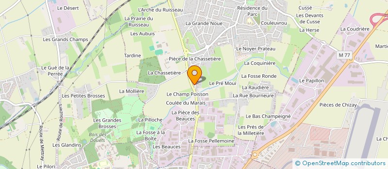 localisation de l'entreprise NOTRE DAME CARROSSERIE  NOTRE-DAME-D'OE