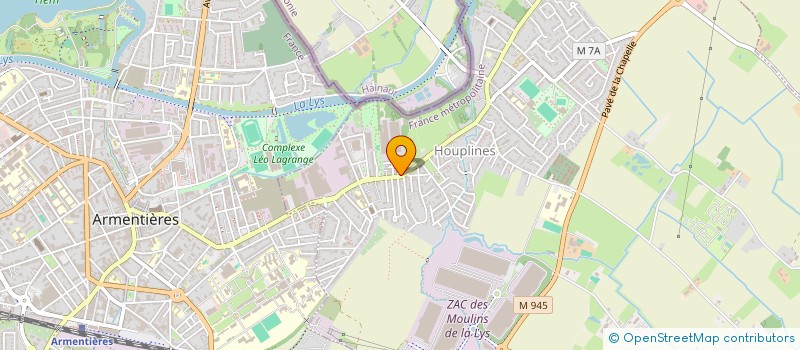 localisation de l'entreprise NOTRE DAME D'HOUPLINES  HOUPLINES