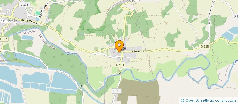 localisation de l'entreprise NOTRE DAME D'OEUILLY  UILLY