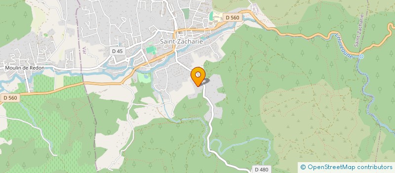 localisation de l'entreprise NOTRE DAME D'ORGNON  SAINT-ZACHARIE