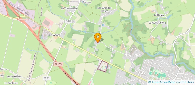 localisation de l'entreprise NOTRE-DAME DE BONGARANT à SAUTRON