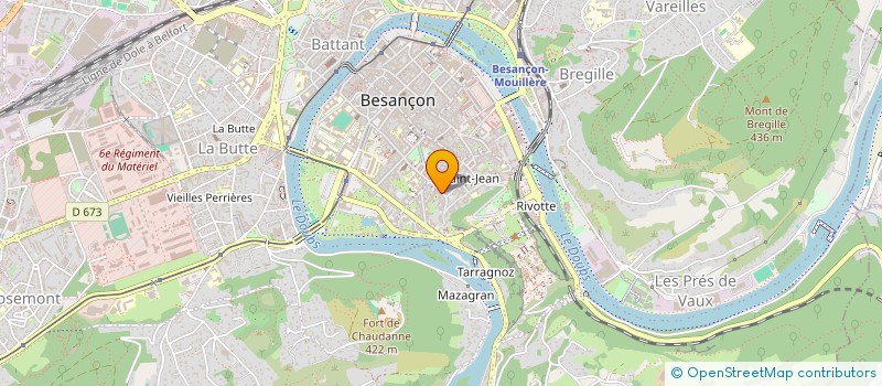 localisation de l'entreprise NOTRE DAME DE CHARITE DU REFUGE à BESANCON