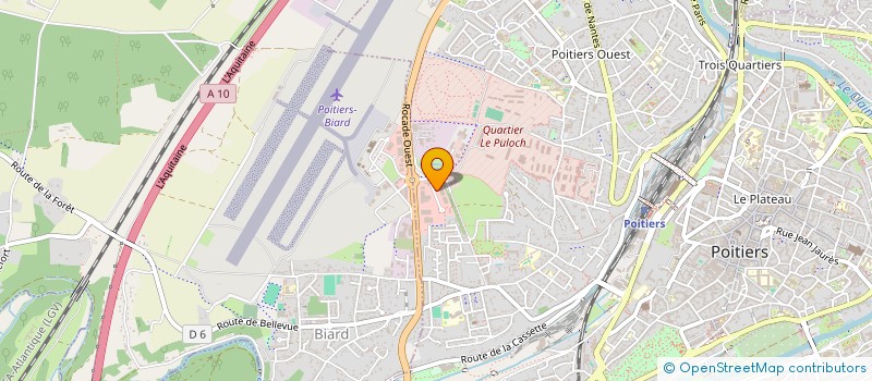 localisation de l'entreprise NOTRE DAME DE CLAVEURIER  BIARD